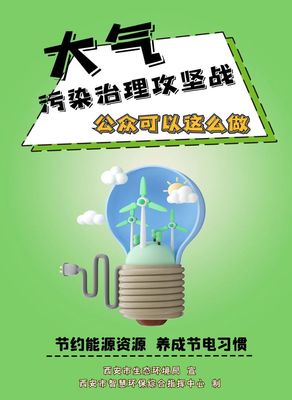 參與大氣污染治理，公眾可以做些啥？這組海報告訴你
